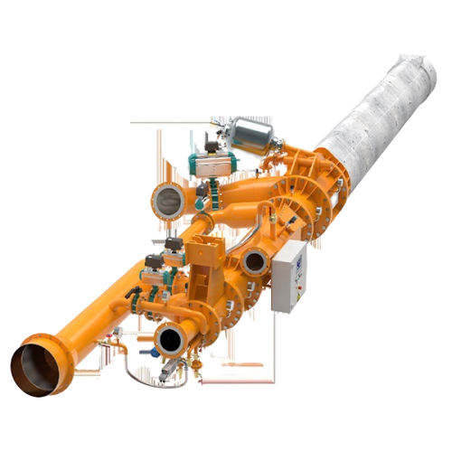 The arrangement and characteristics of each channel of multi-channel burner