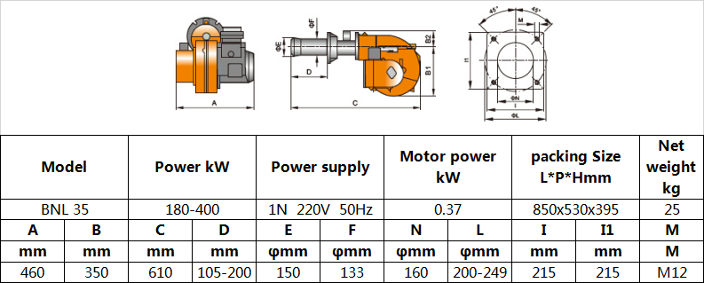 oil burner boiler