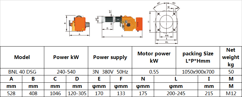 Diesel oil burner