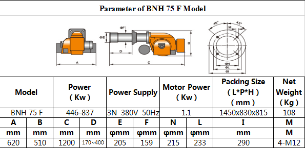 heavy oil burner