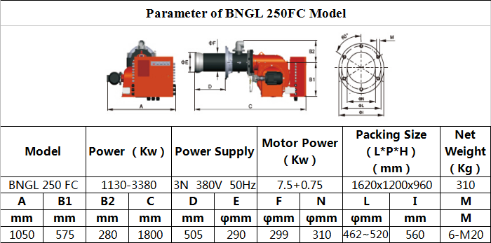 oil gas burner