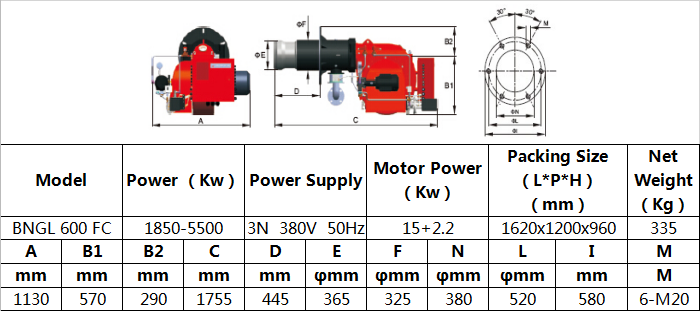 gas light oil burner