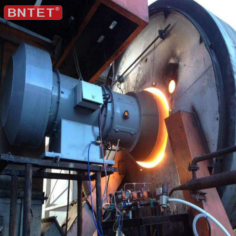 Asphalt mixing plant burners