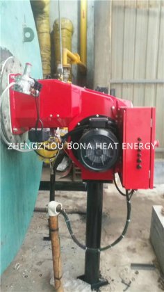 Why does the industrial hot water boiler burner parts vibrate when using