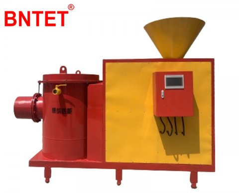 Which industries are biomass pellet burners widely used in?