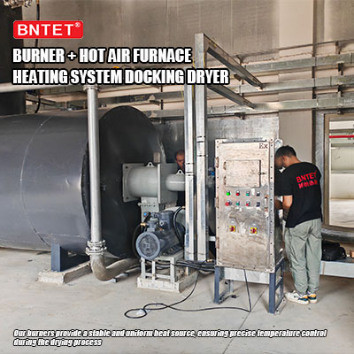 Industrial burner + hot air furnace