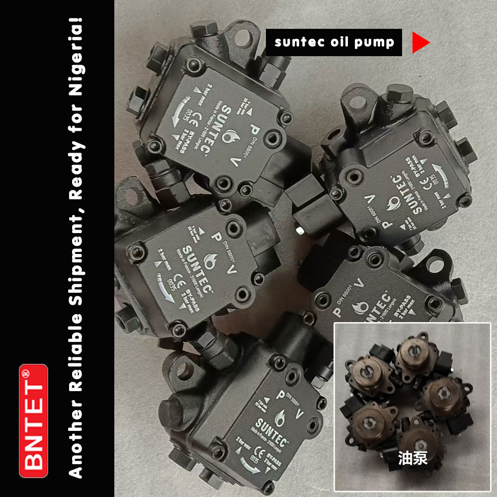 Suntec oil pumps ordered by a Nigerian customer
